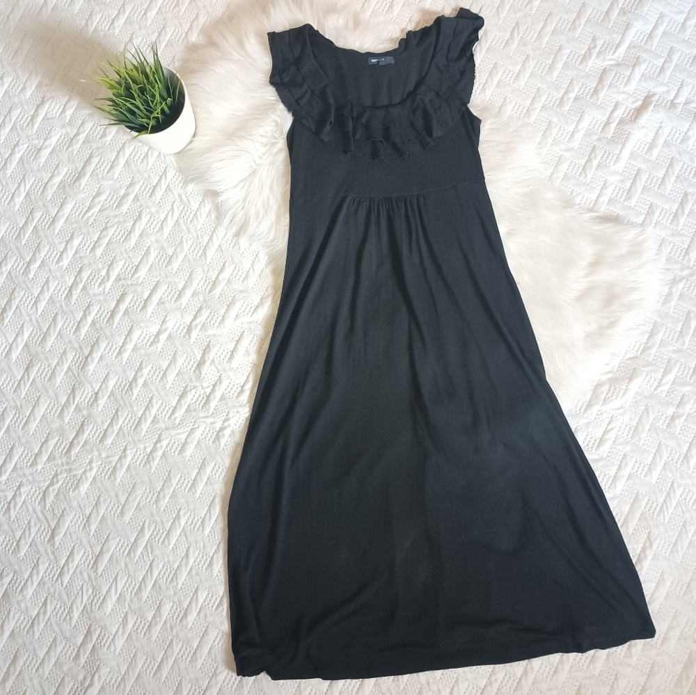 {Gap Maternity} Black Maxi Dress